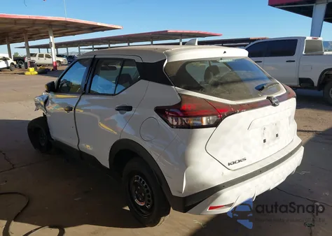 2024 Nissan Kicks S Xtronic Cvt z USA, uszkodzony, nr VIN 3N1CP5BV5RL543507